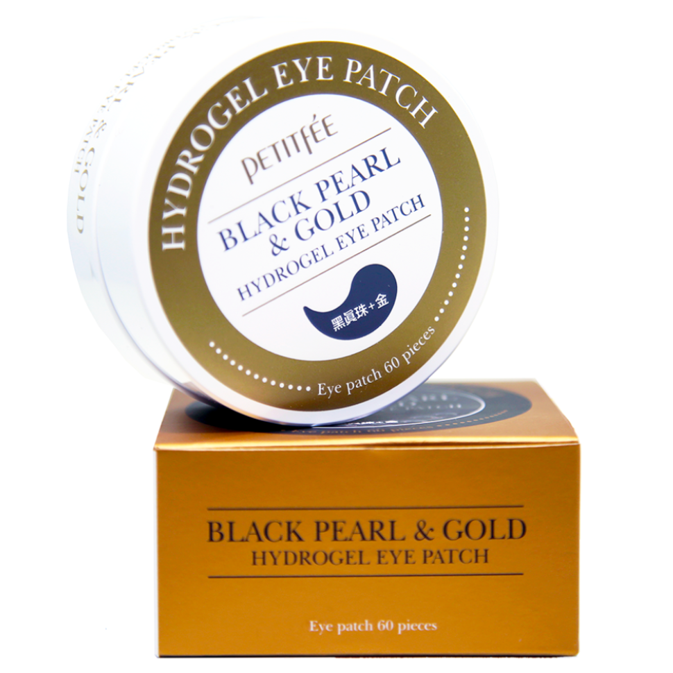 Black Pearl &amp; Gold Hydrogel Eyepatch