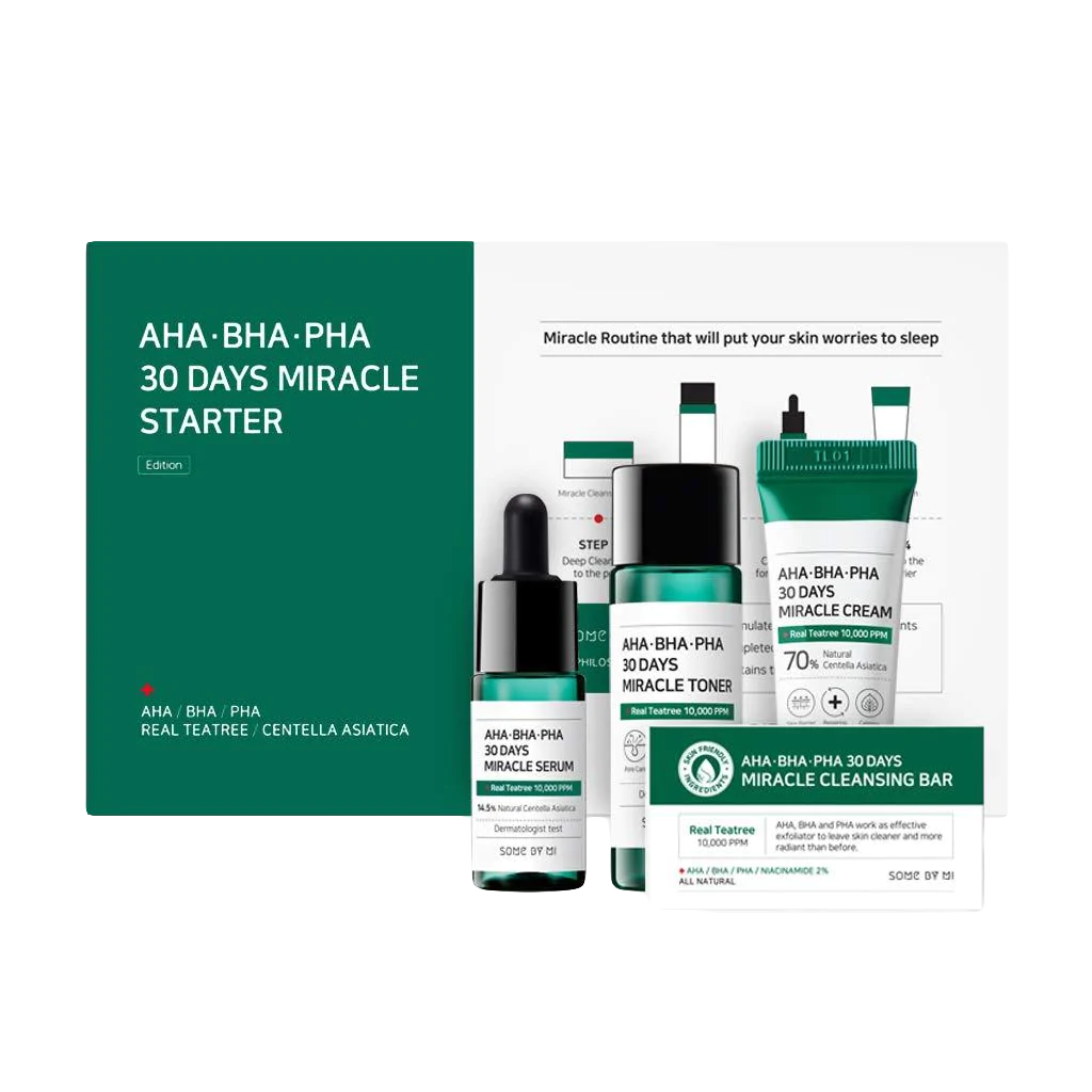 AHA BHA PHA 30 Days Miracle Starter Kit - Noona Korean Beauty